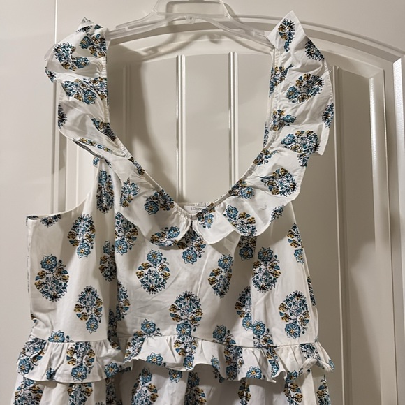 NWT J crew ruffle midi dress size 18 - Picture 2 of 9